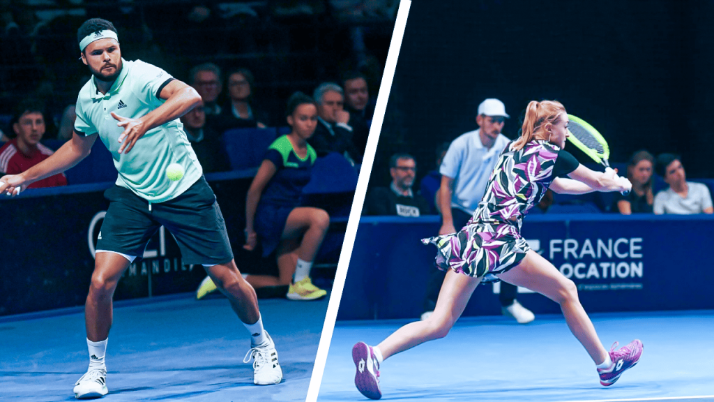 Jo-Wilfried Tsonga et Aliaksandra Sasnovich